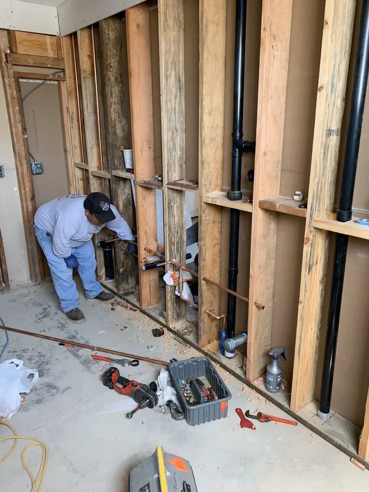 Commercial rough-in plumbing for Gas Line Repair in Wangum Village